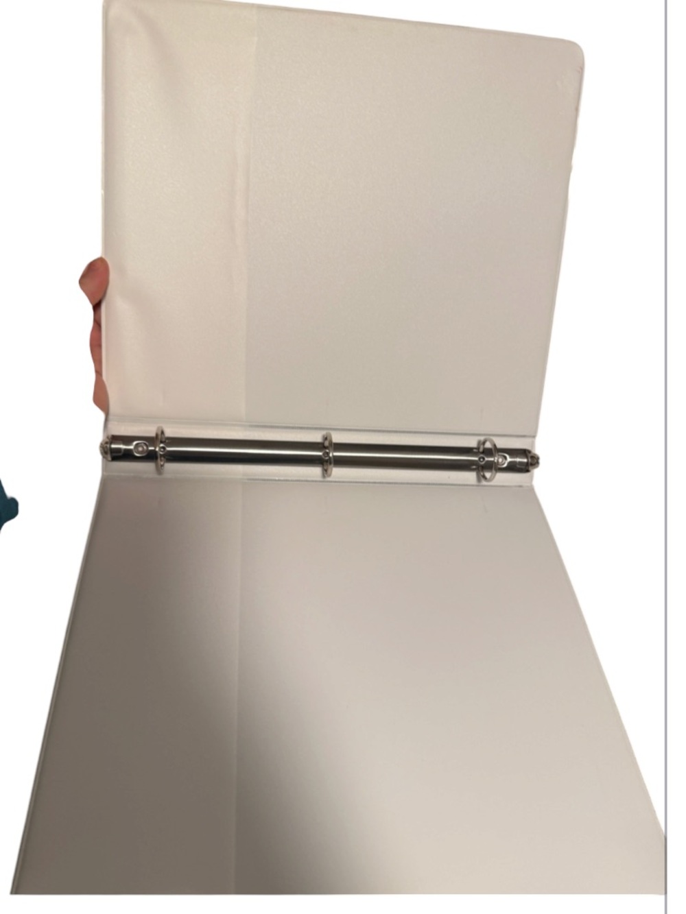 White 3-Ring Binder with Smooth Cover Wilson